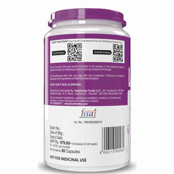 Healthyhey Nutrition L-Valine - 60 Vegetable Capsules