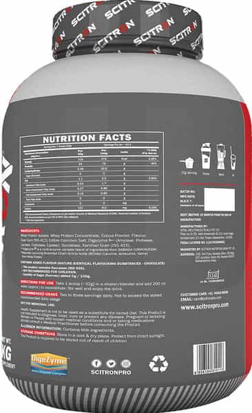 Scitron Essential Whey Protein 4.4 Lbs - 2 Kg (Chocolate)