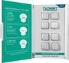 Tazmint 3-In-1 Chewable Mouthwash Tablets | Green Apple Cinnamon Flavour|Pack Of 8