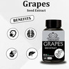 Earth King Grapes Seed Extract Capsule Supports | Immunity & Antioxidant Supplement - 500mg 60 Nos