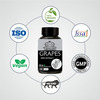 Earth King Grapes Seed Extract Capsule Supports | Immunity & Antioxidant Supplement - 500mg 60 Nos