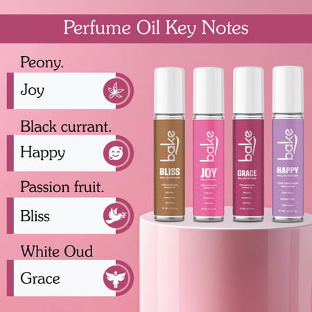 Bake Grace White Oud Attar Perfume Oil Roll-On | 24H Long Lasting Alcohol-Free Unisex Fragrance 10Ml
