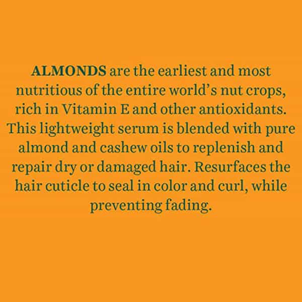 Biotique Bio Almond And Cashew Fresh Replenishing Serum For Colour-Treated And Permed Hair - 120 Ml