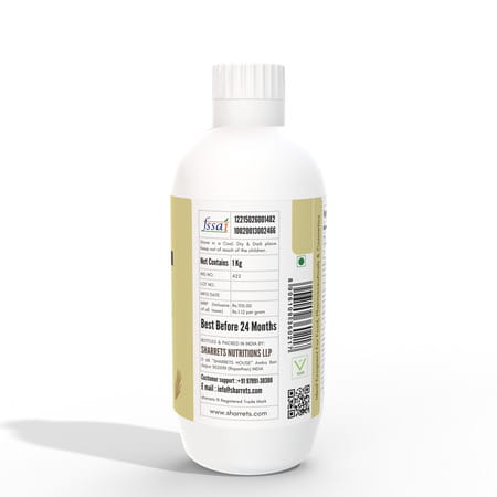 Sharrets Vegetable Glycerine For Skin - Usp | Fcc | Ipec - Food Grade - Pack Of 2 | 1kg Each