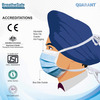 Quarant 3 Ply Tie On Surgical Face Mask With Adjustable Nose Pin Uv Sterilized - Pack Of 50
