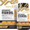 Musclexp Advanced Fish Oil Double Strength Omega-3 - 650mg 330 Epa /220 Dha - 60 Softgel Capsules
