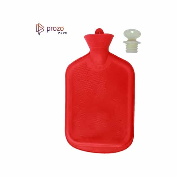 Prozo Plus Hot Water Bottle Double Side Ribbed (Assorted Colours)