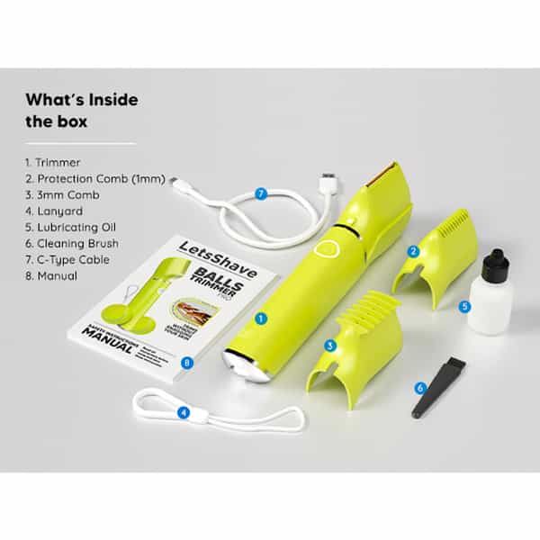 Letsshave Balls And Body Trimmer For Men