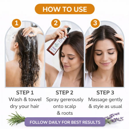 Coco Crush Rosemary Hair Growth Spray 100Ml | Leave-In | Rosemary & Lavender | 8-Week Supply