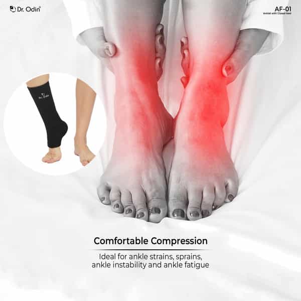 Dr. Odin Stylish Anklet With Closed Heel - Unmatched Support For Enhanced Stability (Xtra Large)