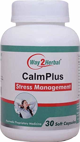 Way2herbal Calmplus - 30 Capsule Pack Of 4