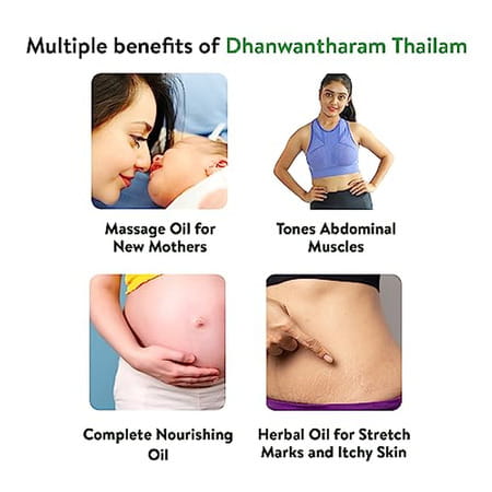 Kerala Ayurveda Dhanwantharam Thailam Black 450 Ml X Pack Of 2