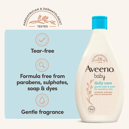Aveeno Baby Daily Care Gentle Bath & Wash 400 Ml
