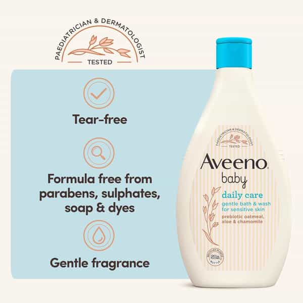 Aveeno Baby Daily Care Gentle Bath & Wash 400 Ml