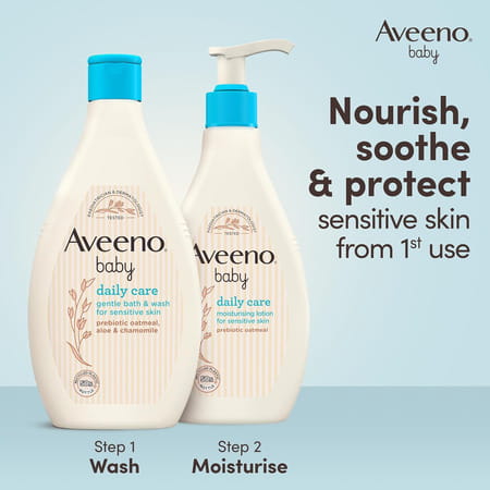Aveeno Baby Daily Care Gentle Bath & Wash 400 Ml