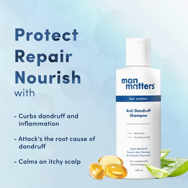 Man Matters Anti Dandruff Shampoo 100 Ml
