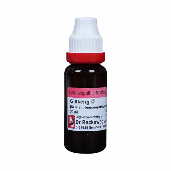 Dr. Reckeweg Ginseng Mother Tincture Q 20 Ml