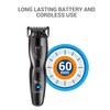 Syska Ht3333k Runtime: 60 Min Trimmer For Men (Black)