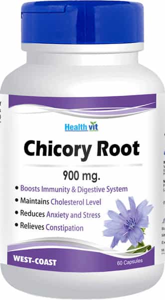 Healthvit Chicory Root 900Mg 60 Capsules For Immunity Booster