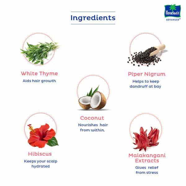 Parachute Advansed Ayurvedic Hot Oil Warming Coconut Hair Oil 190 Ml