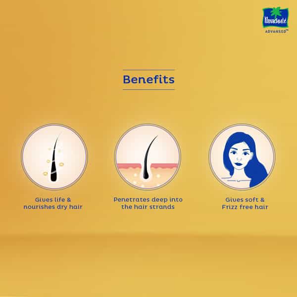 Parachute Advansed Ayurvedic Hot Oil Warming Coconut Hair Oil 190 Ml