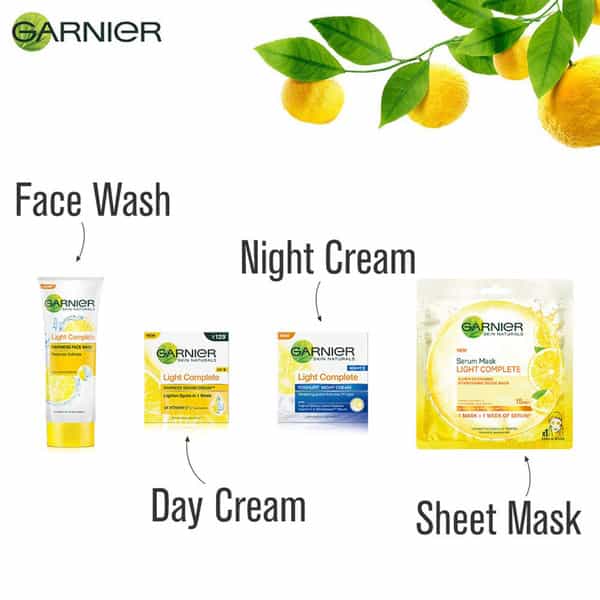 Garnier Bright Complete Brightening Facewash - 50 Gm