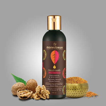 Manestream Fenusmooth Ayurvedic Conditioner Wth Fenugreek & Walnut (100 Ml)