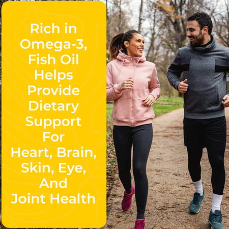 Boldfit Fish Oil Omega 3 Capsules For Men And Women Triple - 60 Softgels