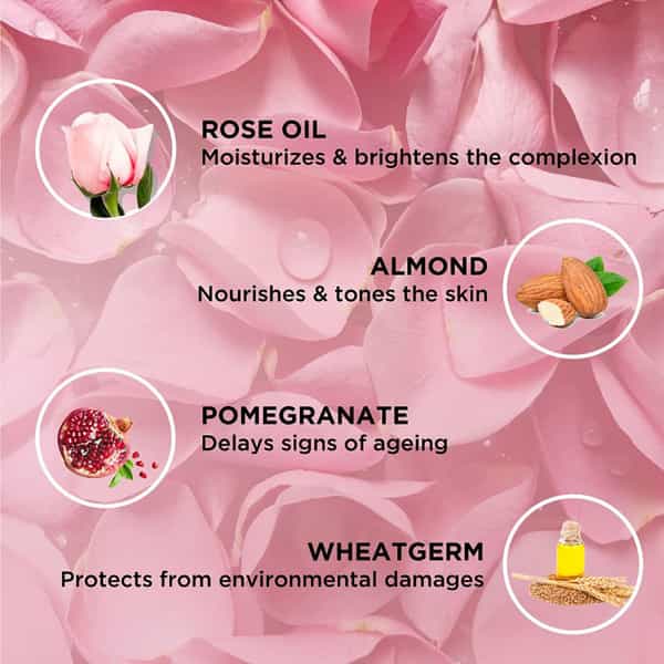 Moha Rose & Almond Soap 100 Gm (Pack Of 3)