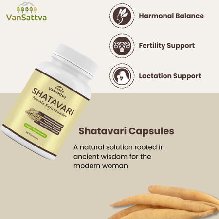 Vansattva Shatavari Capsule - 60n