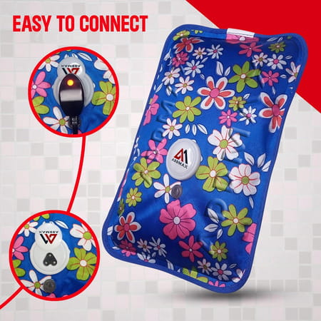 Addmax Electric Heating Gel Pad - Hot Water Bag Gel Pad For Pain Relief Cramps & Muscle Strain