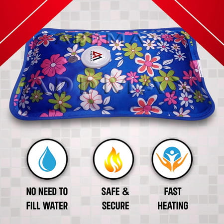 Addmax Electric Heating Gel Pad - Hot Water Bag Gel Pad For Pain Relief Cramps & Muscle Strain