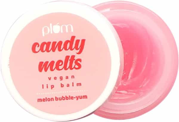 Plum Candy Melts Vegan Lip Balm | Melon Bubble-Yum- 12 Gm