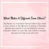 The Beauty Co. Glitter Glow Mask 100 G (Activated Charcoal)