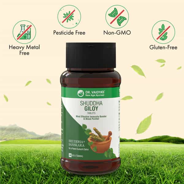 Dr. Vaidya's Shuddha Guduchi Tablet 60S P3(Giloy)