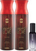 Ajmal 2 Sacred Love Deo 200Ml & Ascend Eau De Parfum 20Ml Pack Of 3 (Total 420Ml) For Men & Women