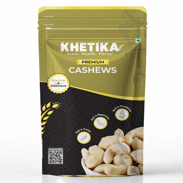 Khetika Premium Cashew Pouch 500G