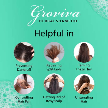Groviva Herbal Shampoo 100 Ml (Pack Of 1)