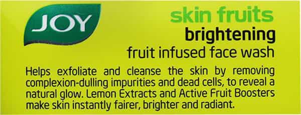 Joy Skin Fruits Facewash 50 Ml