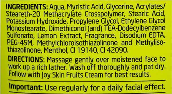 Joy Skin Fruits Facewash 50 Ml