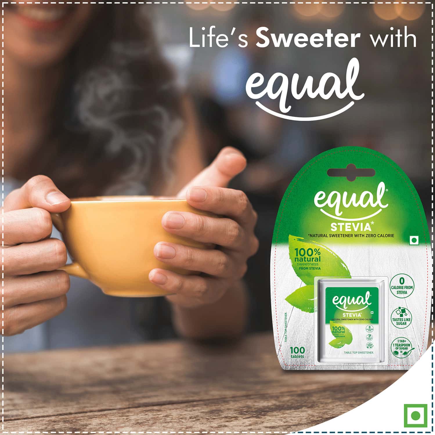 Buy EQUAL SUGAR FREE GREEN 100 NATURAL SWEETENER AND SUGAR SUBSTITUTE