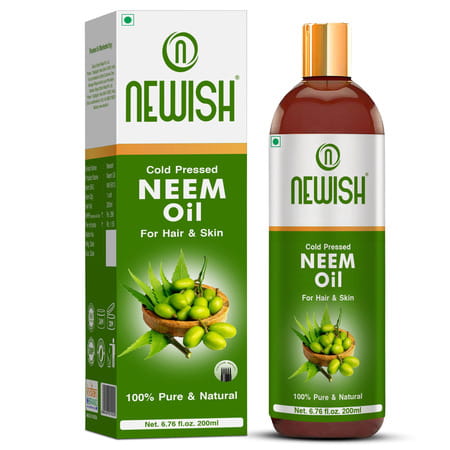 Newish Cold Pressed Organic Neem Oil For Skin & Hair 200Ml