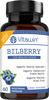 Vitawin Bilberry For Healthy Vision & Eye Care Herbal Nutrition Supplement- 60 Capsules