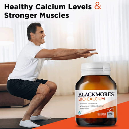 Blackmores - Bio Calcium| 60 Tablets & Blackmores - Coq10 150 Mg|30 Capsules (Pack Of 2)