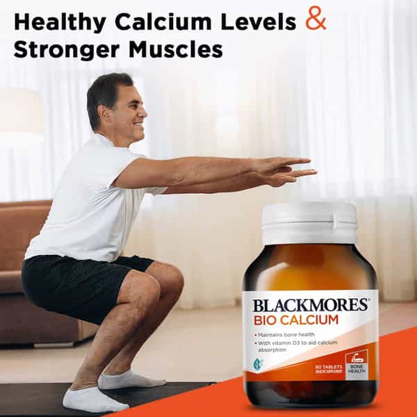 Blackmores - Bio Calcium| 60 Tablets & Blackmores - Coq10 150 Mg|30 Capsules (Pack Of 2)