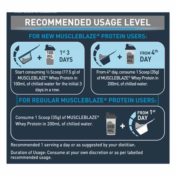 Muscleblaze 100% Whey Protein | Ultra Premium Whey Blend (Rich Milk Chocolate | 1 Kg / 2.2 Lb)