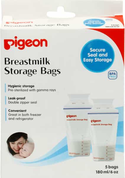 Pigeon Breast Milk Storage Bag - 5Pcs
