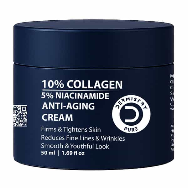 Dermistry 10% Collagen Skin Tightening Anti Aging Day Night Face Cream Ageing Lines Wrinkle 50Ml