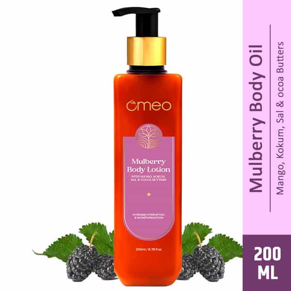 Omeo Mulberry Body Lotion For Dry Skin | For Men & Women (200Ml)