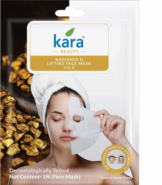 Kara Radiance & Lifting Gold Sheet  Face Mask